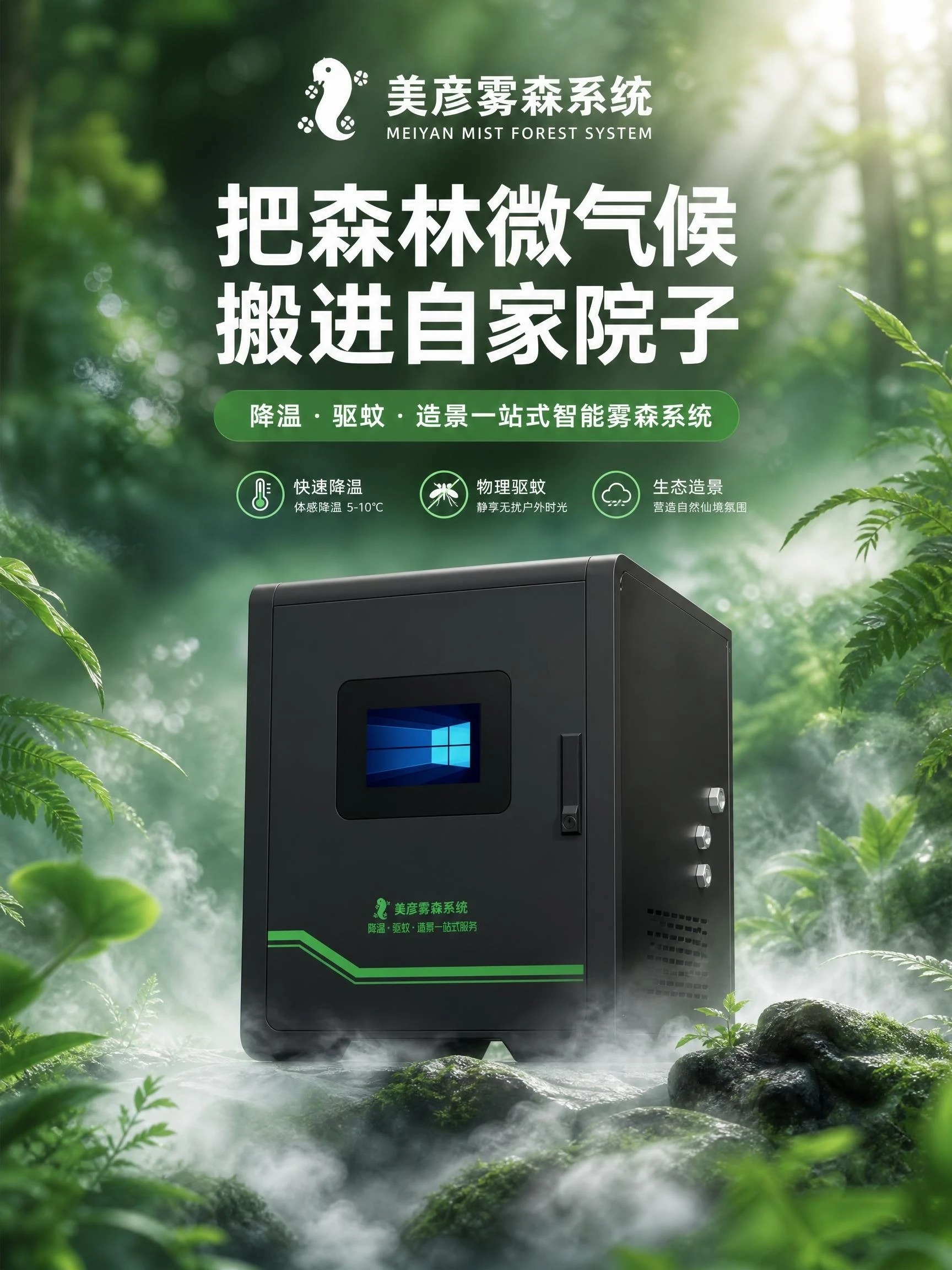 美彦雾森高压微雾环境系统